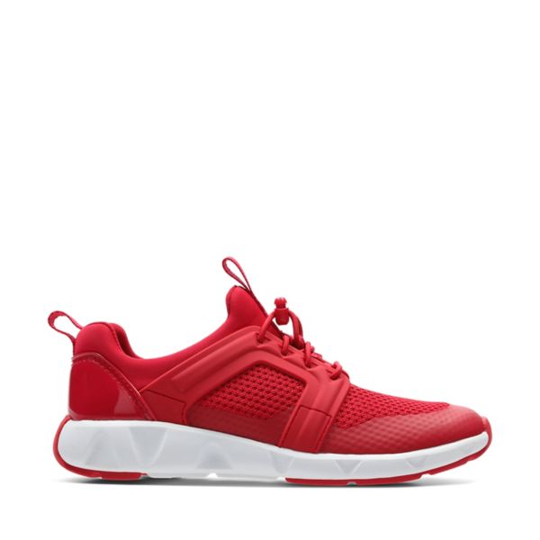 Clarks Girls Nova Elite Trainers Red | USA-4502873